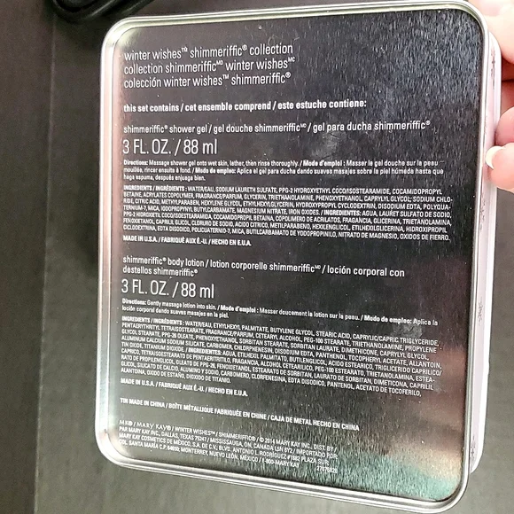 NEW Mary Kay Winter Wishes Shimmerific Collection - Shower Gel & Body Lotion Set - Picture 5 of 7